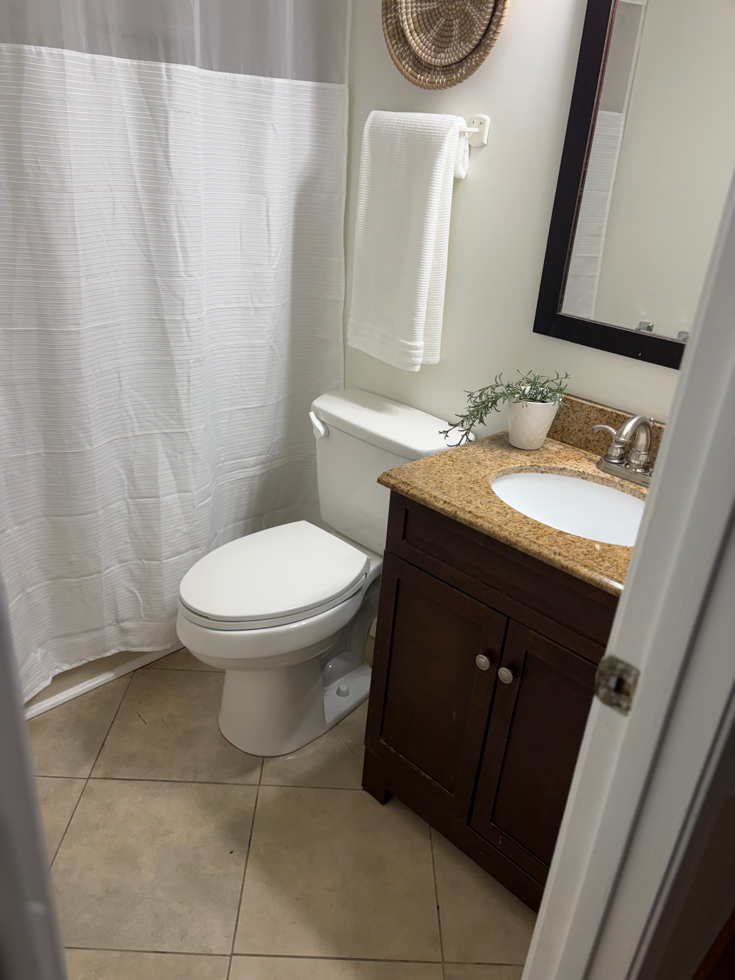 Sparkling clean bathroom