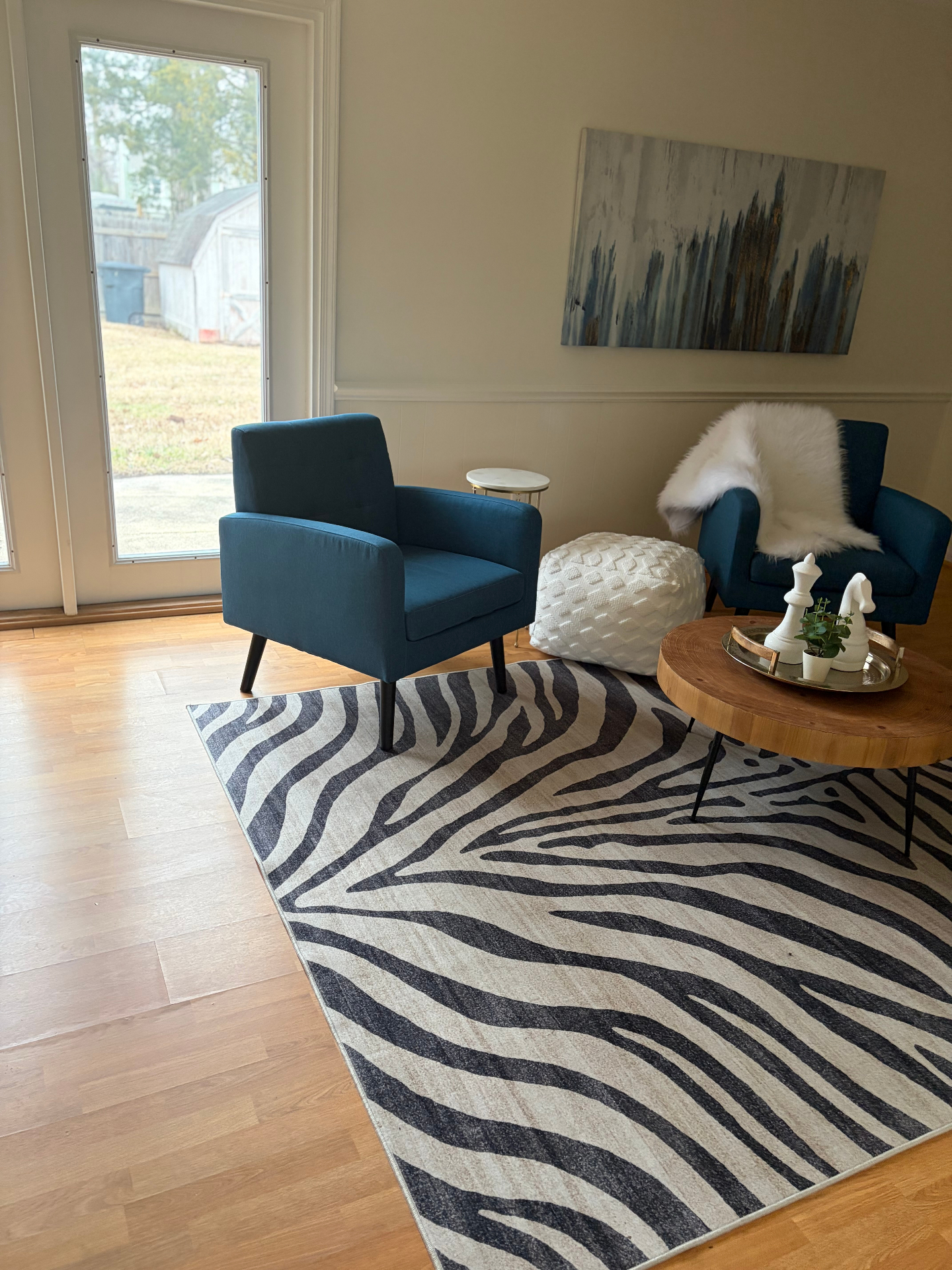 Freshly cleaned living space